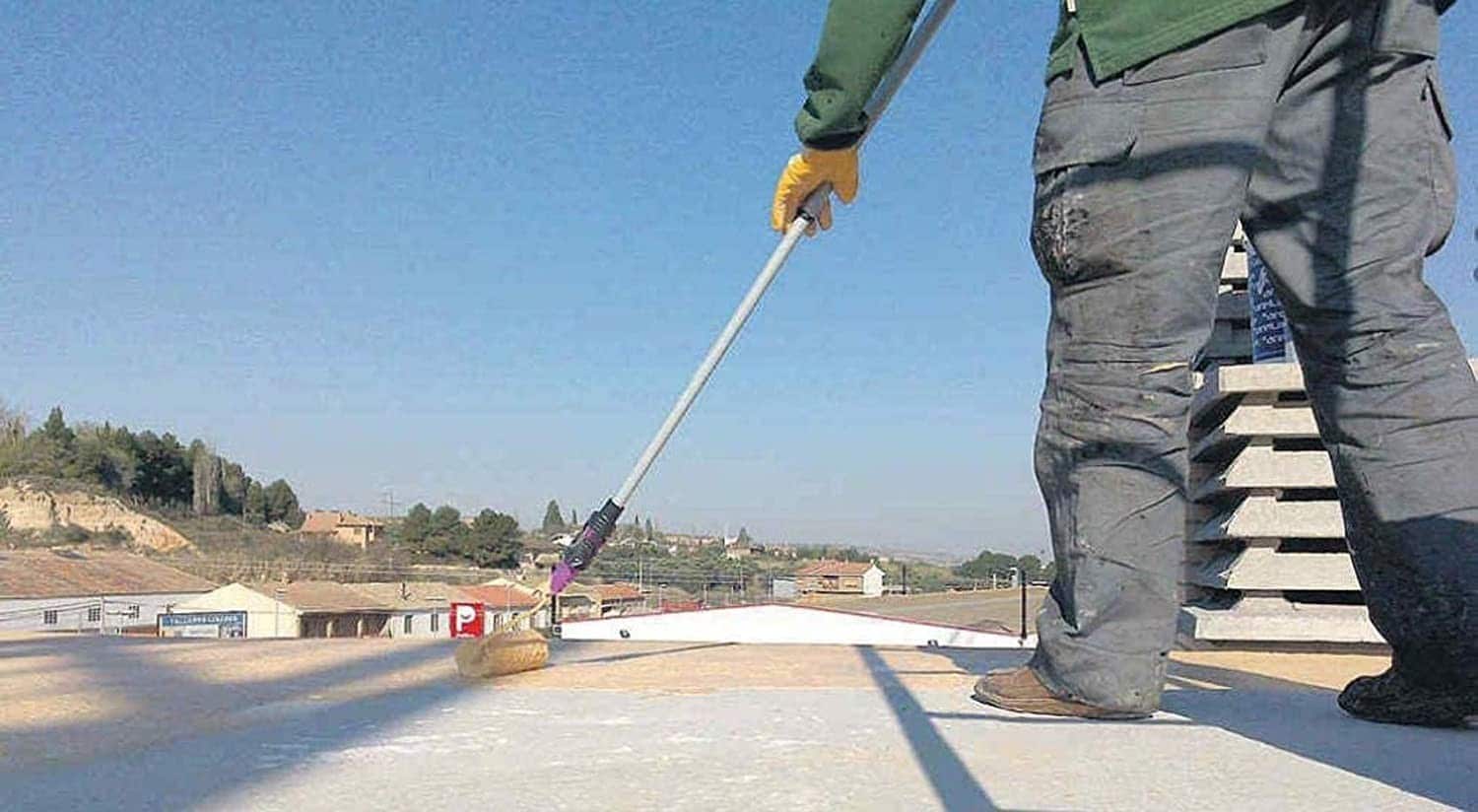 IMPER FIBRA by Tecno Prodist - Waterproofing and elastic Terrace Paint with Incorporated Fibres - Great coverage