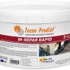 Tecno Prodist M-REPAR RAPID mortier à séchage rapide sans retrait - Mortier à prise rapide, fixation d'éléments de génie civil et scellement de filtrations d'eau.