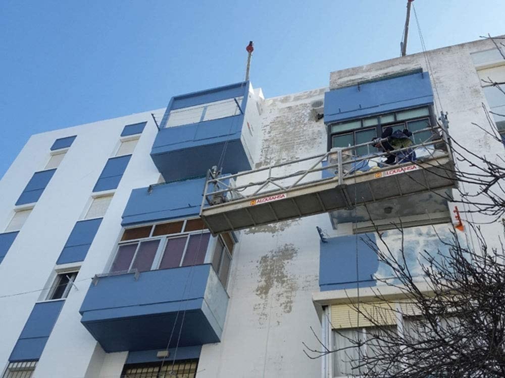 RELAS FACHADAS de Tecno Prodist - Peinture imperméabilisante à base d'eau - Haut pouvoir couvrant, blancheur et performance, ne fait pas d'éclaboussures.