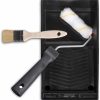 KIT DE APLICAÇÃO DE TINTAS MULTIUSO TECPINT da Tecno Prodist - Rolo, balde e pincel à prova de gotas - Ideal para paredes e tectos