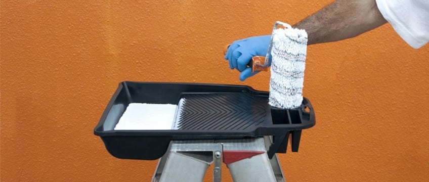 Tecno Prodist KIT DI PITTURA INTERNA - Rullo Dripproof di qualità - Secchio piatto - Rullo da 22 cm - Copre tutto - Pennello