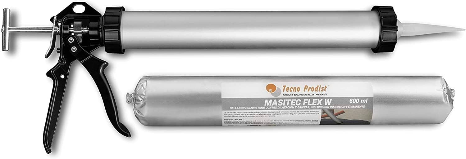 MASITEC FLEX W by Tecno Prodist - Dehnungsfugen und Risse - Polyurethan-Dichtstoff - Elastomer-Klebespachtel