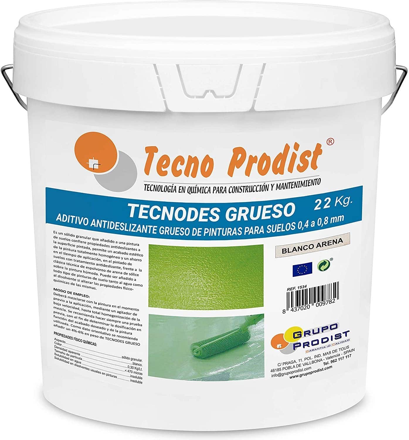 TECNODES by Tecno Prodist - Additif en poudre antidérapant pour peintures de sol