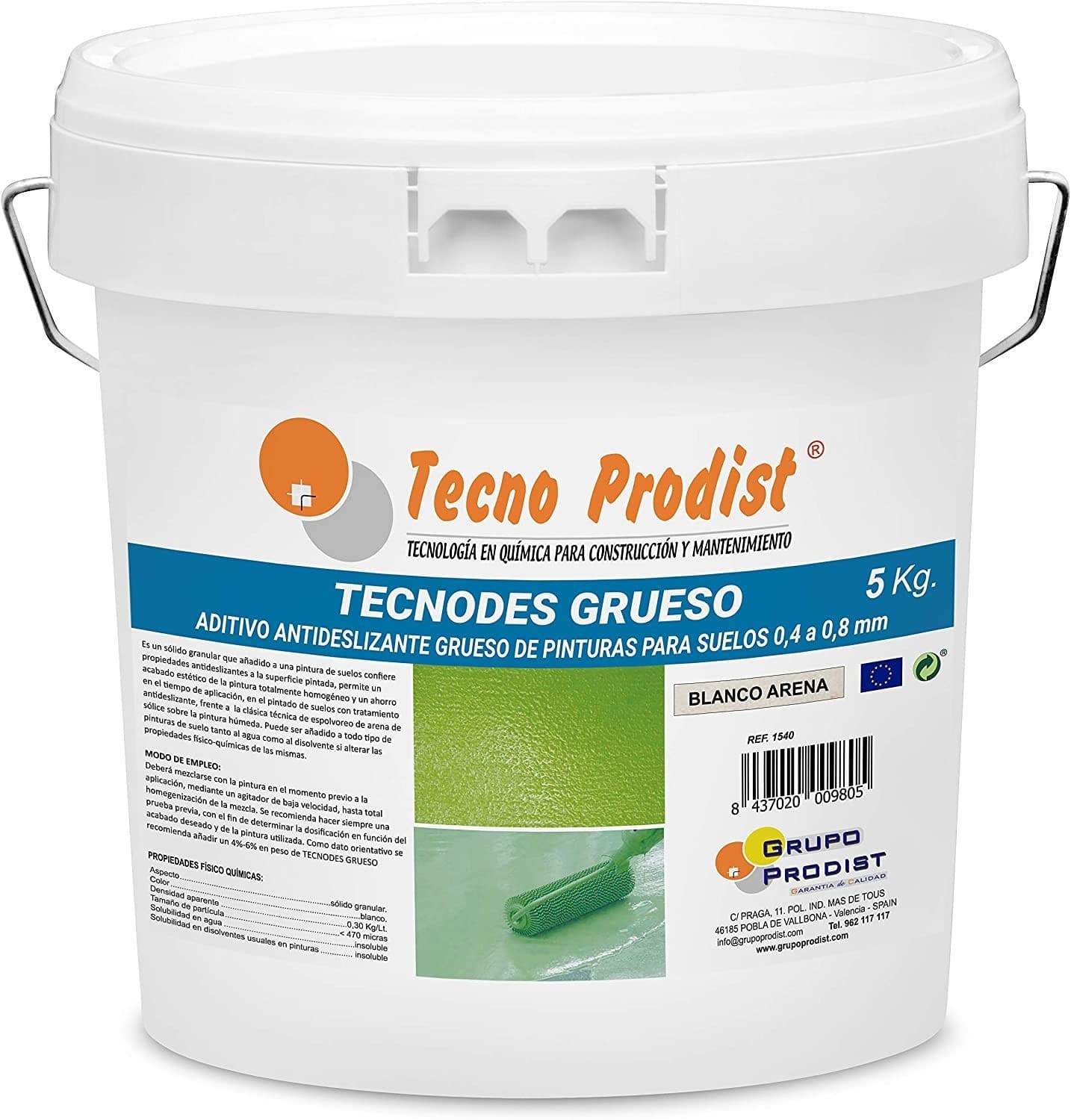 TECNODES by Tecno Prodist - Additif en poudre antidérapant pour peintures de sol