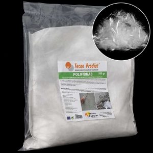 POLIFIBRAS by Tecno Prodist - Fibres de 12 mm pour béton, mortier ou plâtre - Polypropylène (Pp) - Plus grande résistance sans fissuration