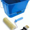 Tecno Prodist SWIMMING POOLS KIT - Rouleau à chaffer avec seau, grille et brosse - Spécial piscines et margelles