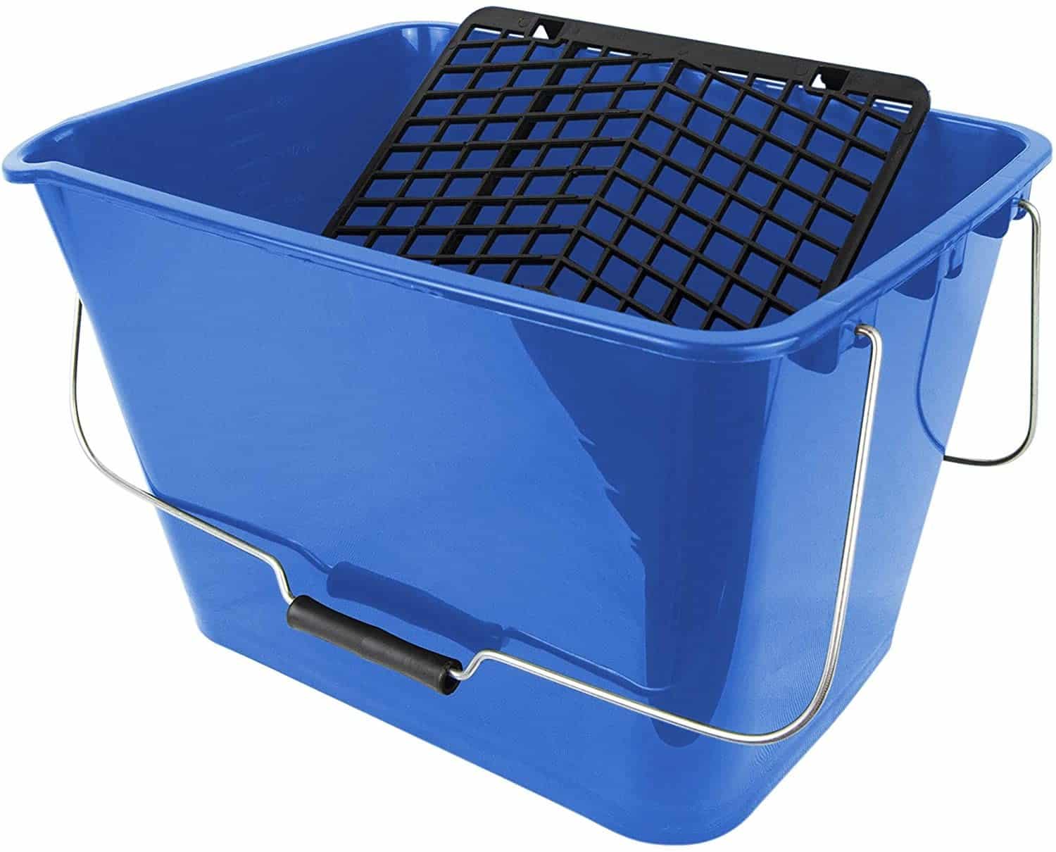 Tecno Prodist SWIMMING POOLS KIT - Rouleau à chaffer avec seau, grille et brosse - Spécial piscines et margelles