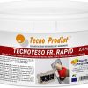 TECNO YESO RAPID da Tecno Prodist - Reboco de presa rápida - Para fixação de quadros, réguas, caixas e tubos eléctricos.