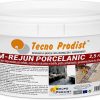 M-REJUN PORCELANIC da Tecno Prodist - Argamassa impermeável para ladrilhos, pavimentos cerâmicos, tijolos, pedra (Junta 4 a 20mm)