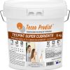 Tecno Prodist TECPINT SUPER COATING, inodore et à séchage rapide - Peinture à l'eau, Intérieur et Extérieur, Extra couvrant Lavable Inodore, Blanc Alaska