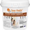 TECPINT SUPER COATING by Tecno Prodist - Peinture à l'eau, intérieur et extérieur, extra couvrante Lavable Inodore, Blanc Alaska