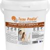 TECPINT SUPER COATING by Tecno Prodist - Peinture à l'eau, intérieur et extérieur, extra couvrante Lavable Inodore, Blanc Alaska