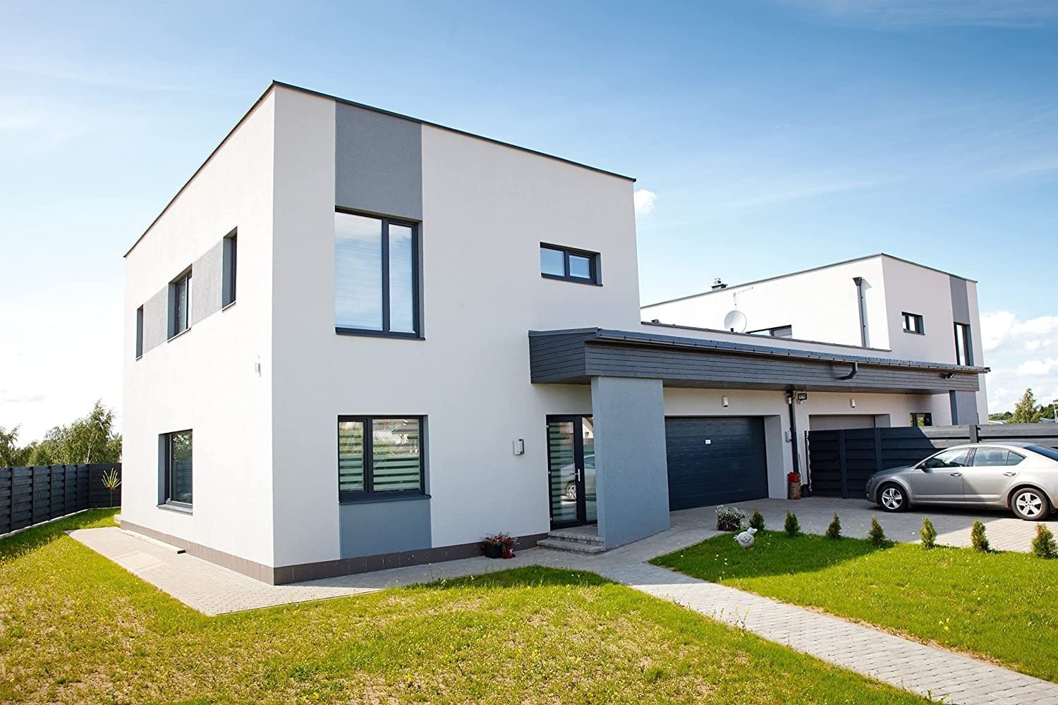 TECPINT SUPER COATING by Tecno Prodist - Peinture à l'eau, intérieur et extérieur, extra couvrante Lavable Inodore, Blanc Alaska