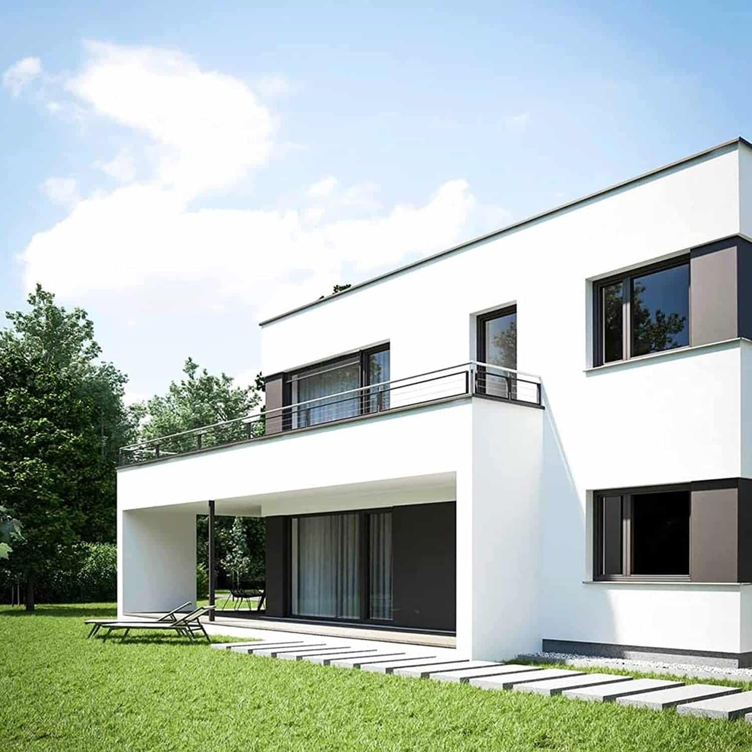 TECPINT SUPER COATING by Tecno Prodist - Peinture à l'eau, intérieur et extérieur, extra couvrante Lavable Inodore, Blanc Alaska