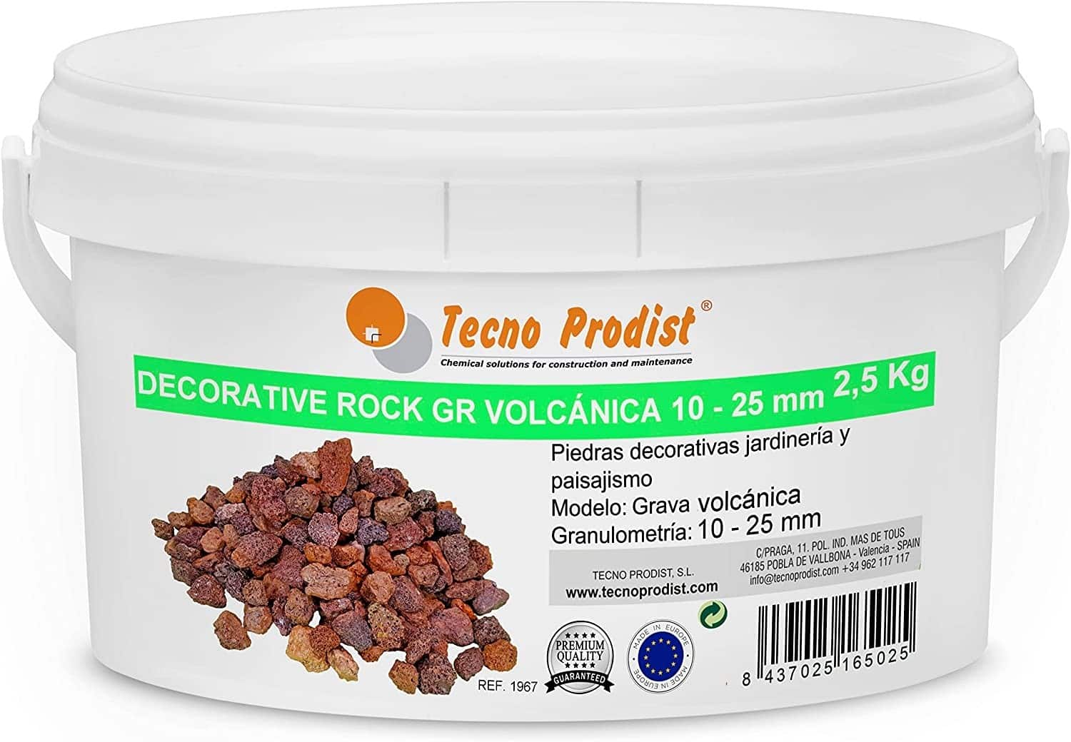 DECORATIVE ROCK GRAVA by Tecno Prodist - Pedra decorativa para jardim e decoração de interiores vasos, potes e floreiras
