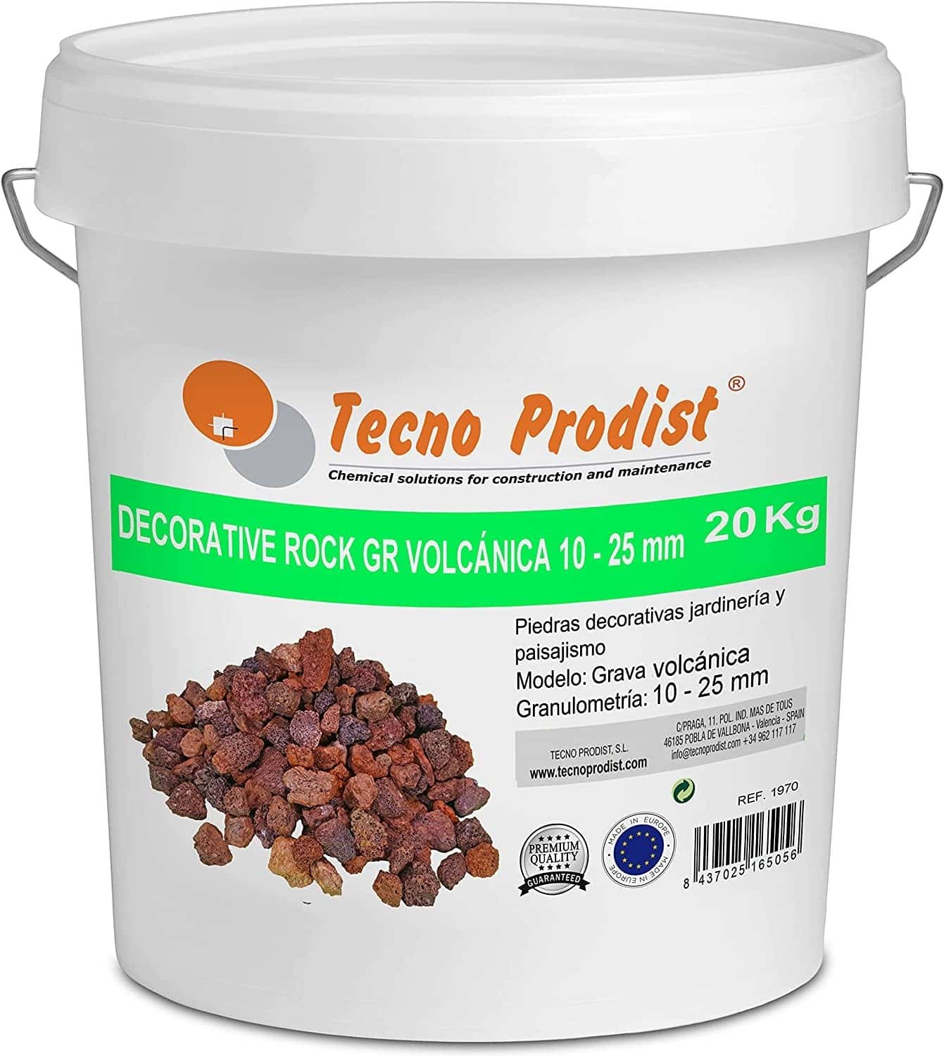 DECORATIVE ROCK GRAVA by Tecno Prodist - Pedra decorativa para jardim e decoração de interiores vasos, potes e floreiras