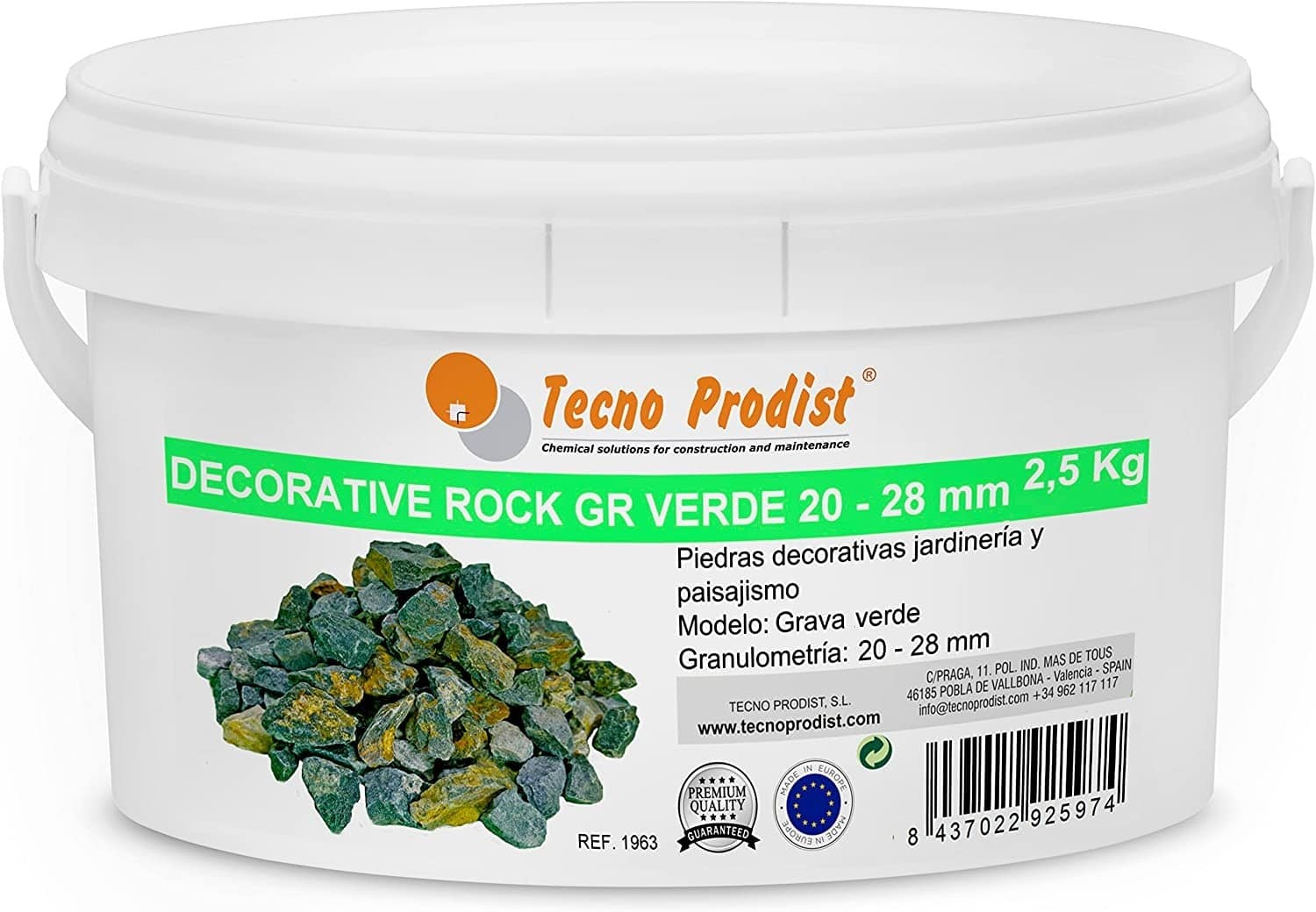DECORATIVE ROCK GRAVA by Tecno Prodist - Pedra decorativa para jardim e decoração de interiores vasos, potes e floreiras