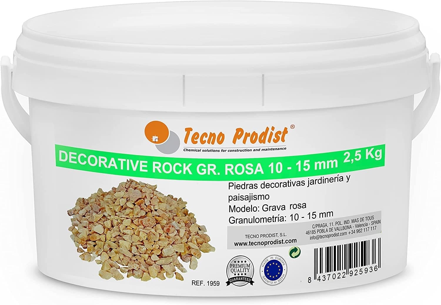 DECORATIVE ROCK GRAVA by Tecno Prodist - Pedra decorativa para jardim e decoração de interiores vasos, potes e floreiras