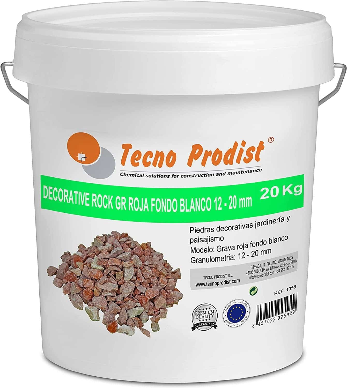 DECORATIVE ROCK GRAVA by Tecno Prodist - Pedra decorativa para jardim e decoração de interiores vasos, potes e floreiras