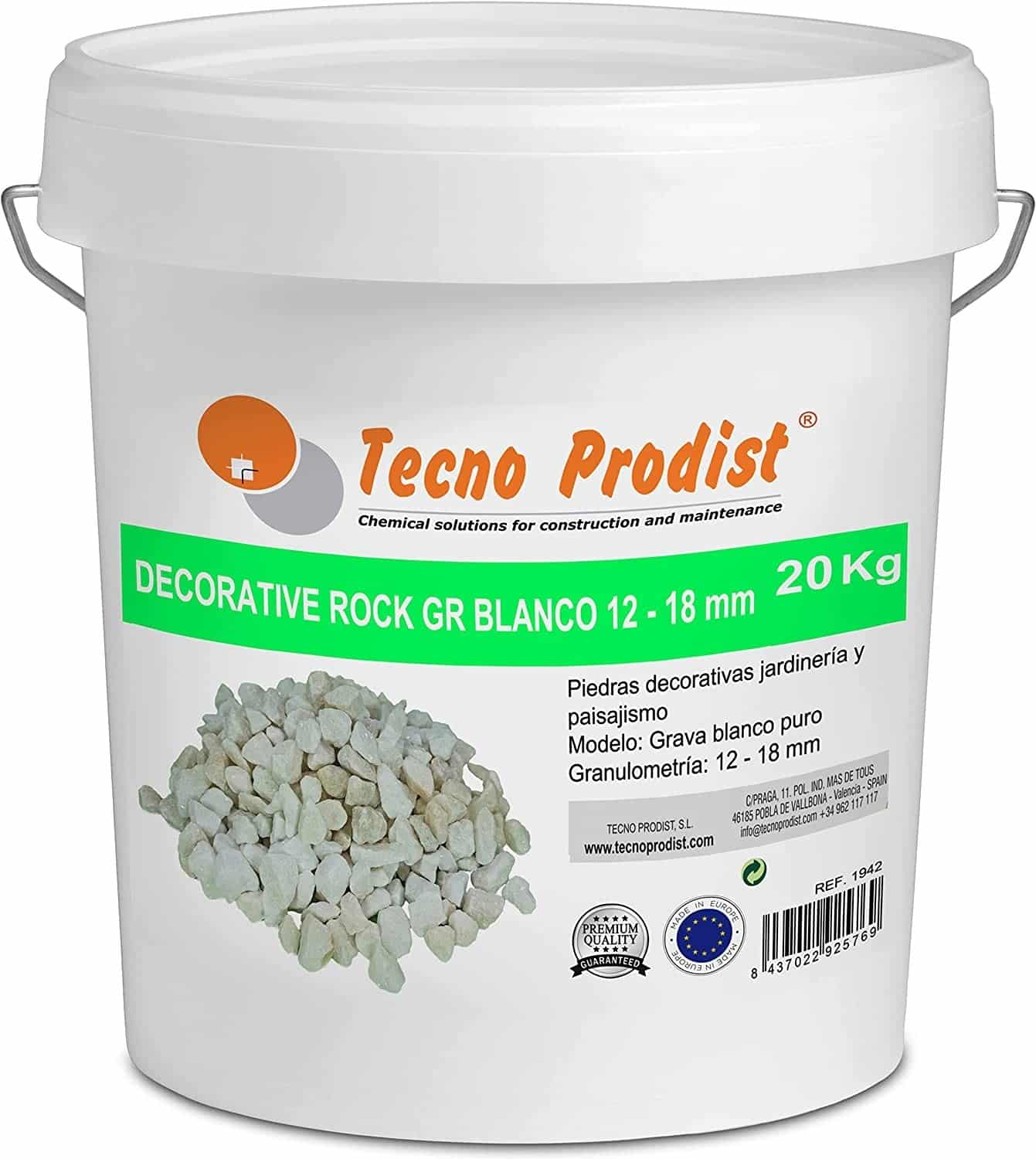 DECORATIVE ROCK GRAVA by Tecno Prodist - Pedra decorativa para jardim e decoração de interiores vasos, potes e floreiras