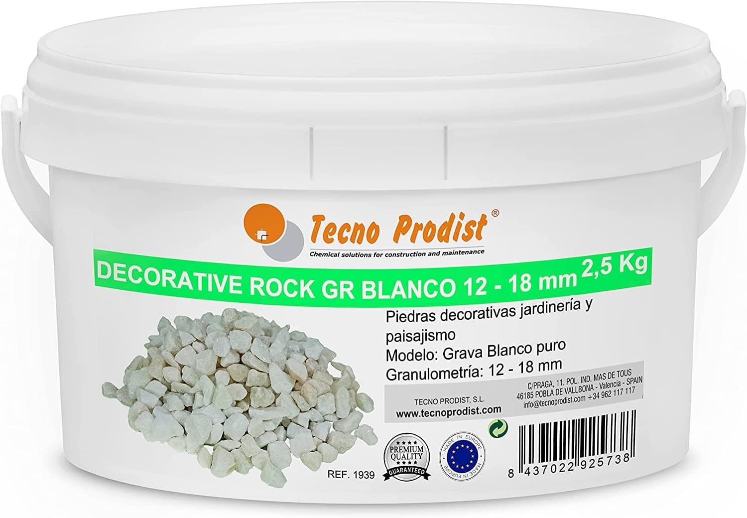 DECORATIVE ROCK GRAVA by Tecno Prodist - Pedra decorativa para jardim e decoração de interiores vasos, potes e floreiras