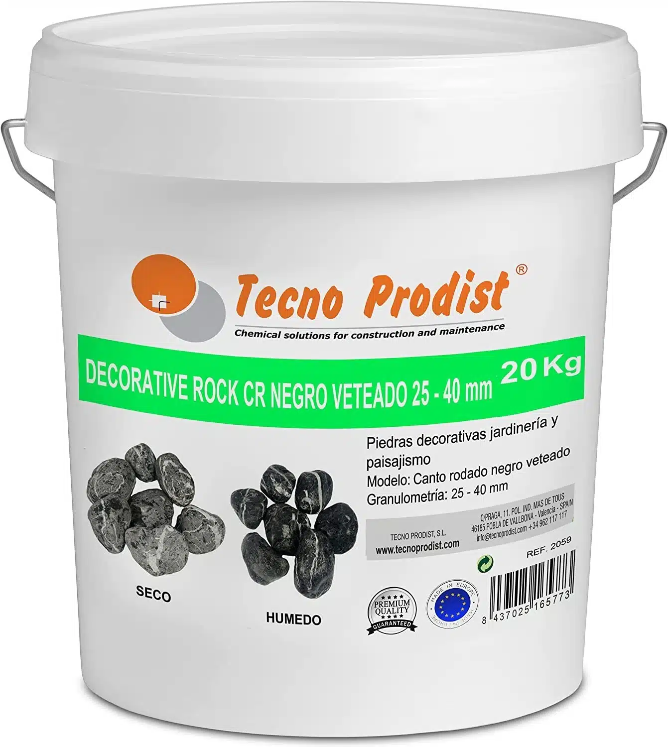 SASSO DECORATIVO di Tecno Prodist - Sasso decorativo da giardino, per vasi e contenitori da esterno e interno