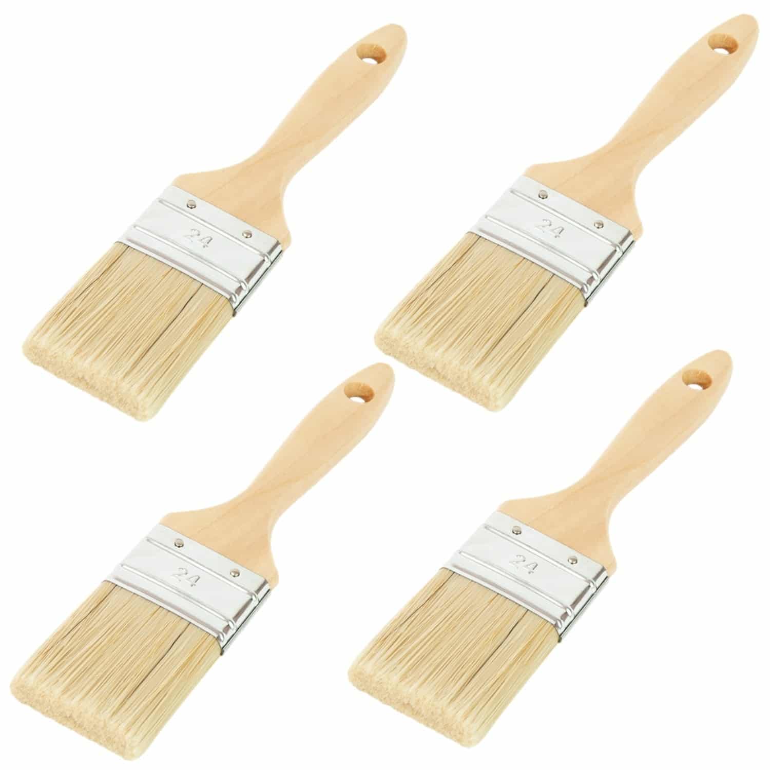 BROSSE TRIPLE EN BOIS 40mm (Pack 4 uni)