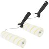 2 ROULEAUX ANTI-GLISSE 22 cm peinture intérieure, surfaces lisses (Pack 2 uni)