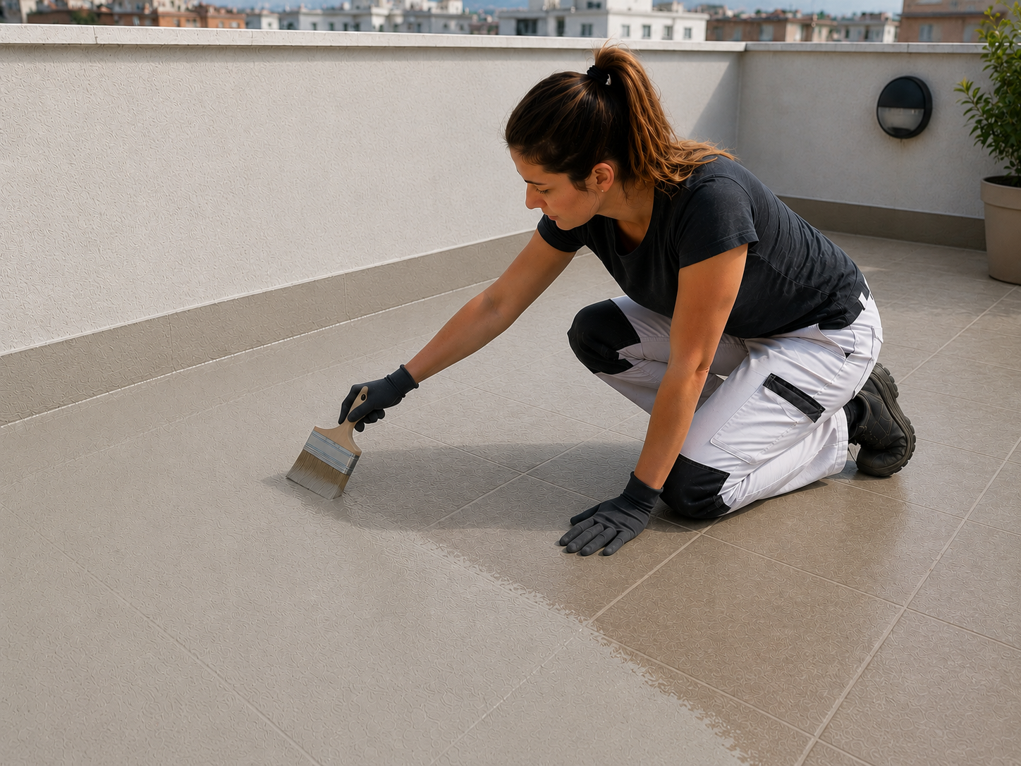IMPERFLEX FIBER-1C • Mortero impermeabilizante flexible monocomponente fibrado – Image 5