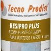 RESIPRO PLUS de Tecno Prodist - Resina puente de unión al agua, gran adherencia entre hormigon, mortero y yeso viejo con nuevo