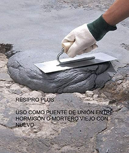 RESIPRO PLUS de Tecno Prodist - Resina puente de unión al agua, gran adherencia entre hormigon, mortero y yeso viejo con nuevo