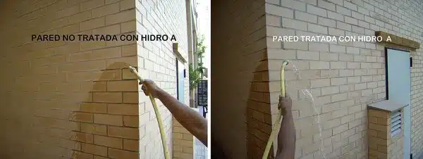 HIDRO A de Tecno Prodist - Impermeabilizante Transparente al agua, Hidrofugante para fachada, teja, ladrillo y piedra