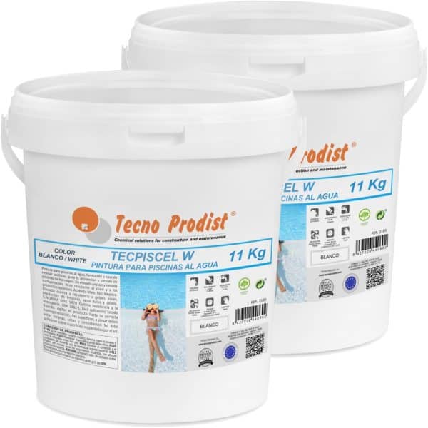 TECPISCEL W PINTURA PISCINAS AL AGUA de Tecno Prodist - Alta resistencia, durabilidad, Gran cubrición, flexibilidad, adherencia