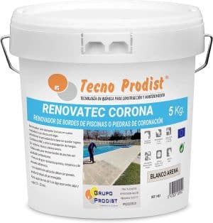 RENOVATEC CORONA de Tecno Prodist - Pintura renovación bordes piscinas y piedra coronación - Antideslizante - Alta resistencia