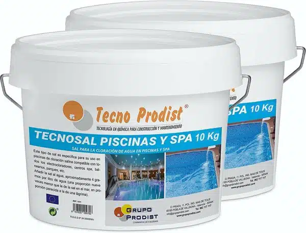 TECNOSAL PISCINAS y SPA de Tecno Prodist - Sal Especial para la Cloración Salina y Natural de Piscinas, SPA y Jacuzzis