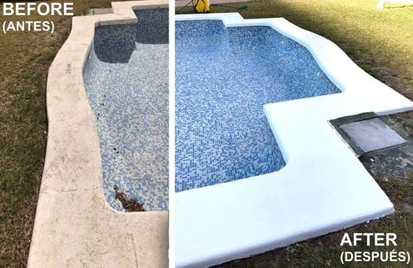 RENOVATEC CORONA de Tecno Prodist - Pintura renovación bordes piscinas y piedra coronación - Antideslizante - Alta resistencia