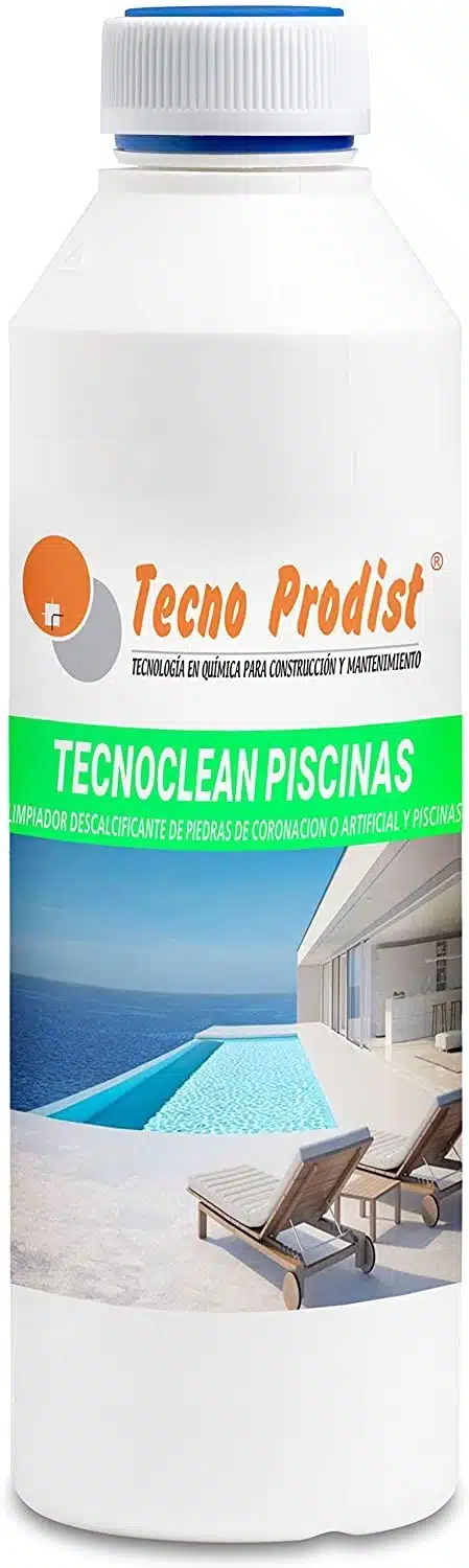 TECNOCLEAN PISCINAS de Tecno Prodist - Limpiador profesional de piscinas, piedra artificial, baldosas y gresite. Evita hongos.