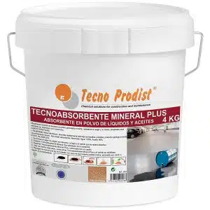 TECNO ABSORBENTE MINERAL PLUS de Tecno Prodist - Control de derrames, Absorbe aceite, agua, hidrocarburos, disolventes, ignífugo