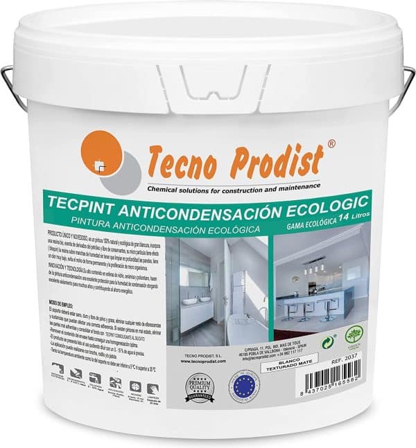 TECPINT ANTICONDENSACIÓN ECOLOGIC de Tecno Prodist - Pintura ecológica anti-condensación interior - exterior, Transpirable