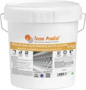 pintura para balaustrada RELAS BALAUSTRADAS AUTOCLEAN de Tecno Prodist Pintura balaustradas y celosías al agua, transpirable Autolimpiable con lluvia