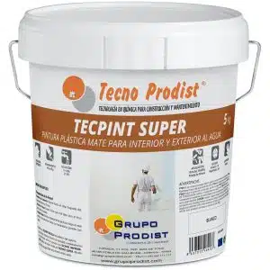 TECPINT SUPER - Tecno Prodist - Pintura al agua para interior y exterior - Alta blancura - Lavable - Fácil aplicación